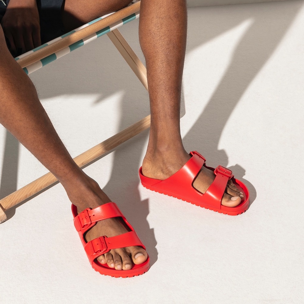 Birkenstock Mens Eva Sandals Red